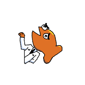 Prof Pisces looking embarrassed